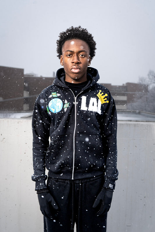 Legacy Zip-Up Hoodie - Black