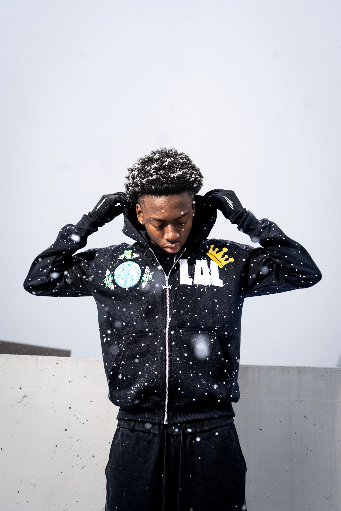 Legacy Zip-Up Hoodie - Black