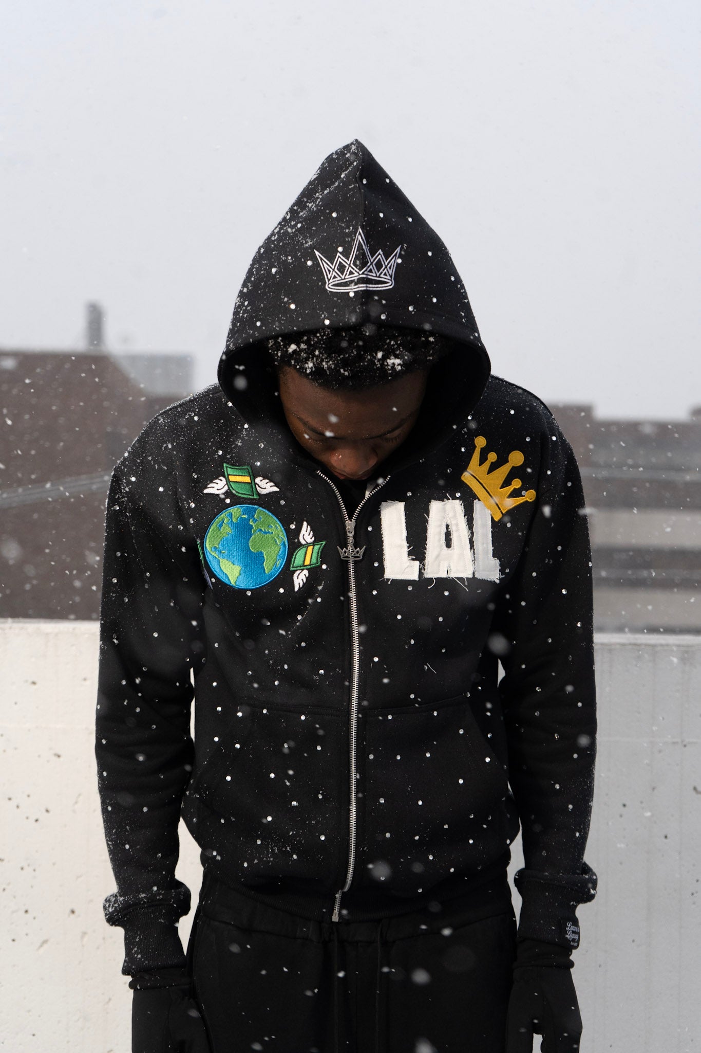 Legacy Zip-Up Hoodie - Black